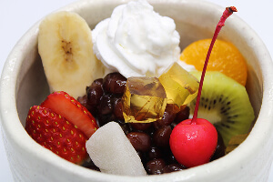 特製羽衣パフェやクリームあんみつ